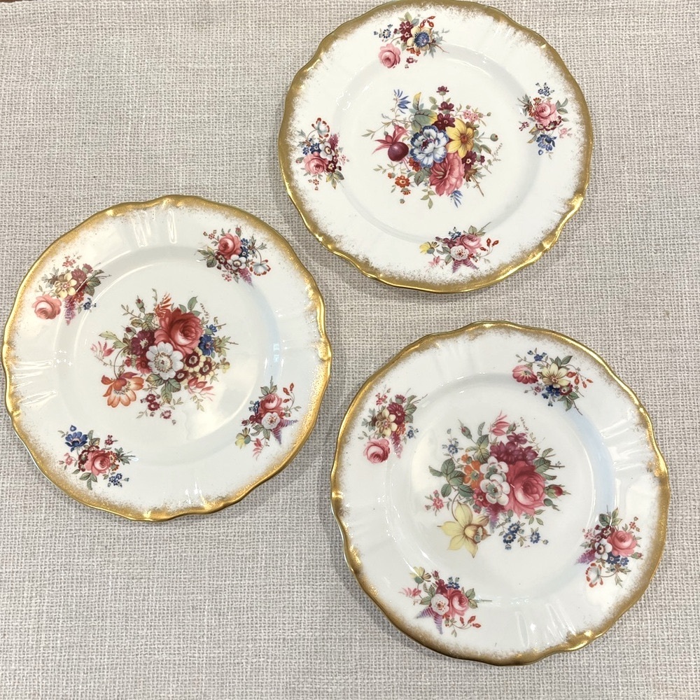 🤍Hammersley Lady Patricia Bone China Dessert or Pie Plates